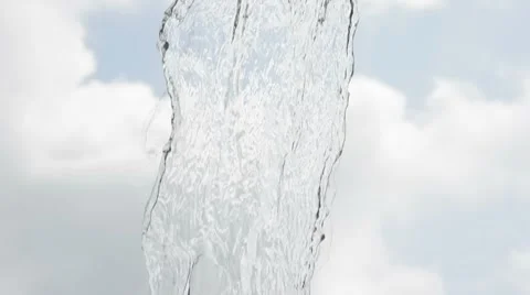 Splash of blue water .slow motion. Video stock 8521671
