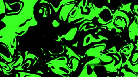 Splash of bright green paint. Liquid green texture on a black background. Ink Stock Footage 157993965