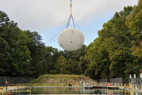 SPLASH BTA Phase 2 Vertical Tests 9: Documentation of preparation, set up ... Stock Photos
