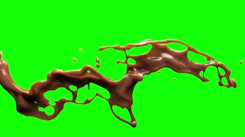 Splash of Chocolate Stockbeeldmateriaal 172440902