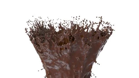 Splash of chocolate Stock Illustration