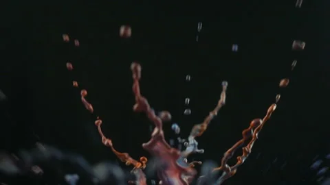 Splash Of Color Stock Footage 94364983
