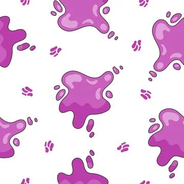 Splash colorful spot. Seamless pattern. Stock Illustration