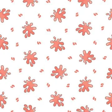 Splash colorful spot. Seamless pattern. Stock Illustration