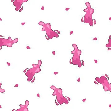 Splash colorful spot. Seamless pattern. Stock Illustration