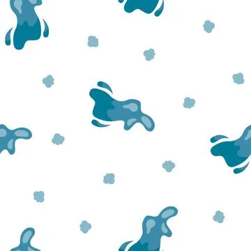 Splash colorful spot. Seamless pattern. イラスト素材