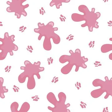 Splash colorful spot. Seamless pattern. Stock Illustration