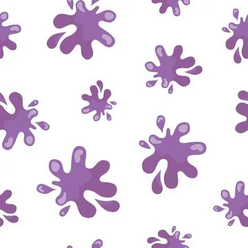 Splash colorful spot. Seamless pattern. Stock Illustration