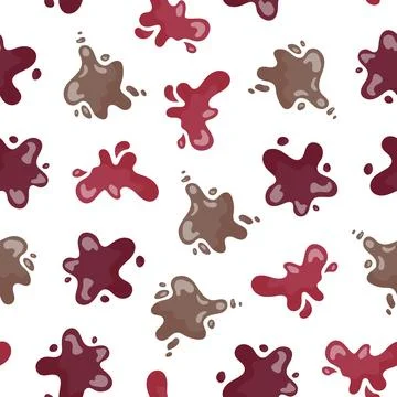 Splash colorful spot. Seamless pattern. Illustrazione stock