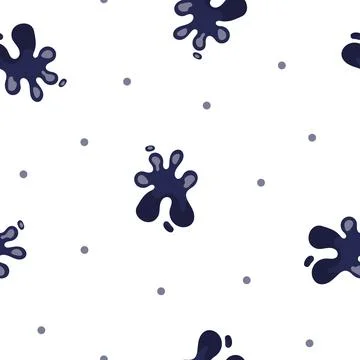Splash colorful spot. Seamless pattern. Illustrazione stock