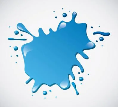 Splash concept design Stock Illustration