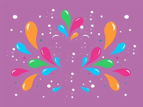 Splash Concept Illustration Stock Illustration