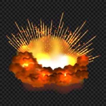 Splash explosion concept background, realistic style Illustrazione stock