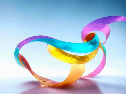 Splash fluid 3d illustration, 3d rendering Stock Illustration