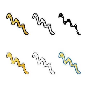 Splash forms mustard sauce food color icon vector 스톡 일러스트
