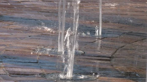 Splash fountain Stock Footage 124219154