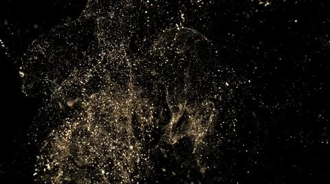 Splash of Glitter Stock Illustration