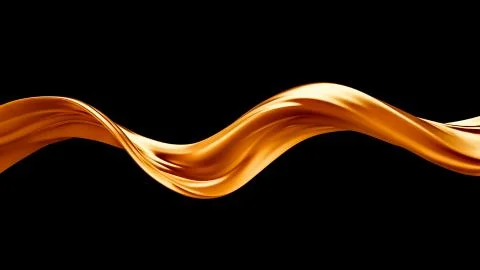 Splash gold black background. 3d illustration, 3d rendering. Stock Illustration