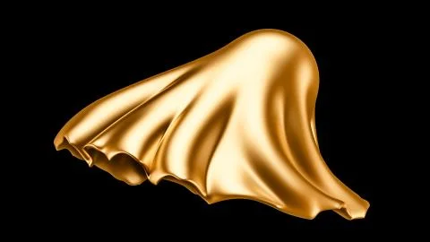Splash gold black background. 3d illustration, 3d rendering. Иллюстрация