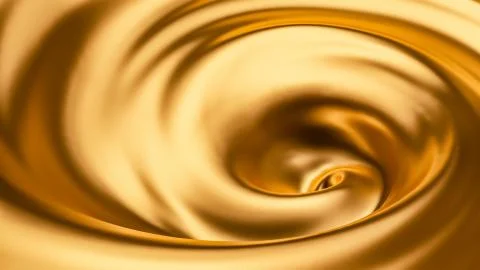 Splash gold black background. 3d illustration, 3d rendering. Stock Illustration