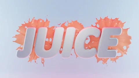 Splash of grapefruit, watermelon or strawberry juice on blue background. Font Stock Footage 153525625