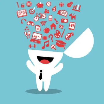 Splash idea Stock Illustration