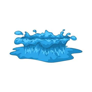 Splash illustration Illustrazione stock