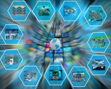 Splash information Stock Illustration