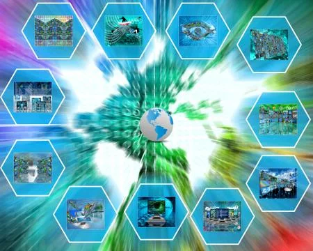 Splash information Stock Illustration