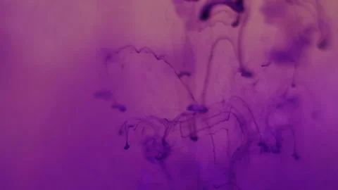 Splash ink liquid texture acrylic water particles Stock Footage 333789206