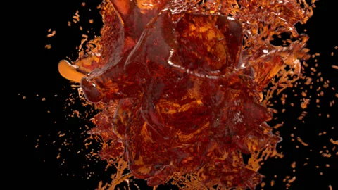 Splash juice 動画素材 89676987