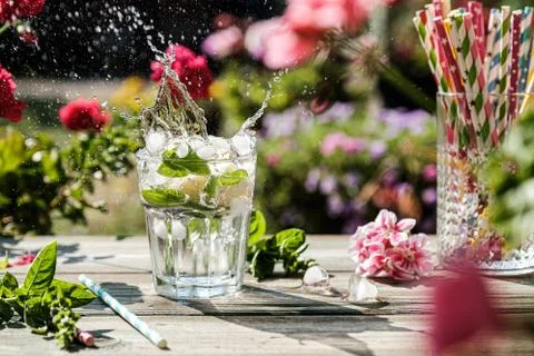 Splash of lemonade Stock-Fotos