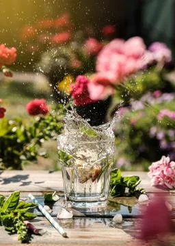 Splash of lemonade Stock-Fotos