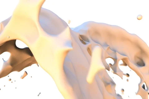 Splash Of Milk Stock Footage 797438