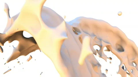Splash Of Milk Stock Footage 797442