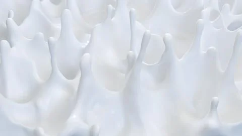 Splash of milk Stock Illustration