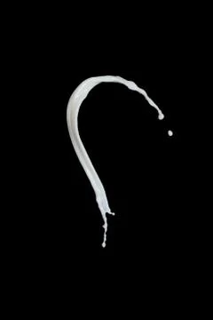 Splash of milk Stock Photos