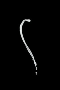 Splash of milk Stock Photos