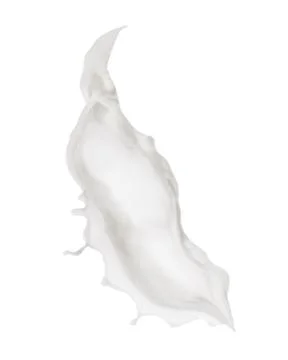 Splash of milk Stock Photos