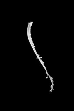 Splash of milk Stock Photos