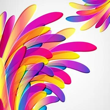 Splash. Multicolor abstract bright background. Elements for design. Eps10. Stock Illustration