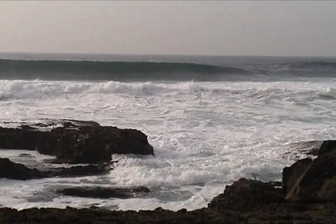 Splash of ocean wave Stock Footage 118152