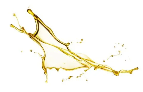 Splash of oil Stock Photos