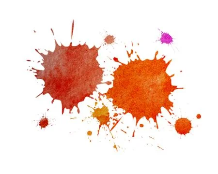 Splash paint, background, drops Stock Illustration