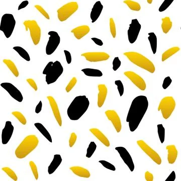 Splash Paint Seamless Pattern Illustrazione stock