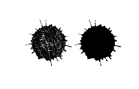 Splash Paint Water Vector Sign Stock Illustration