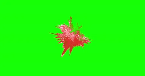 Splash pink explosion Stock Footage 231555546