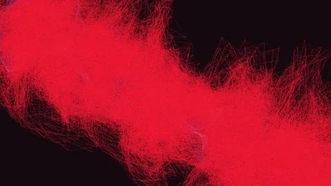 Splash of powder on black background. red powder explosion isolated on blac.. Stock Illustration
