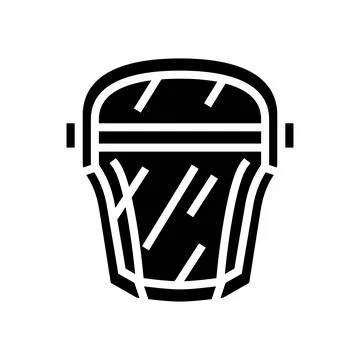 Splash proof face mask glyph icon vector illustration Stock Illustration