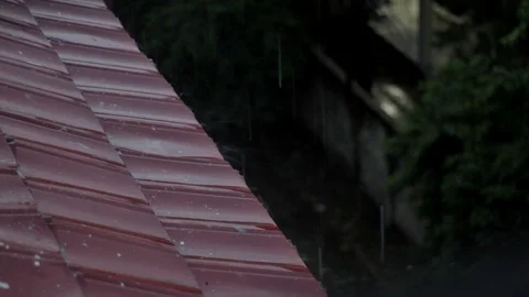 Splash of Rain Stock Footage 107721907